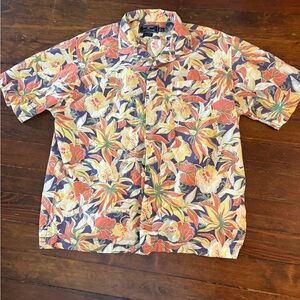 Ralph Lauren Tropical Floral Button Down Shirt